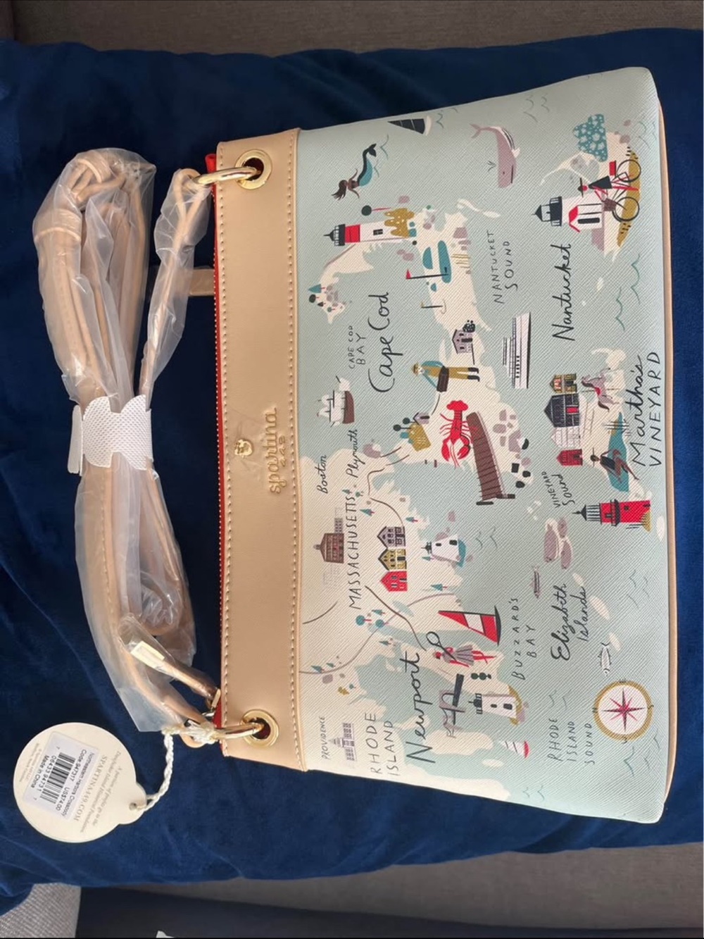 NWT Spartina Northeastern Harbors Purse - Picture 2 of 5